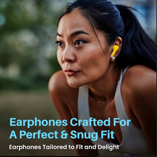 New Nakell smart bluetooth earbuds - Yellow