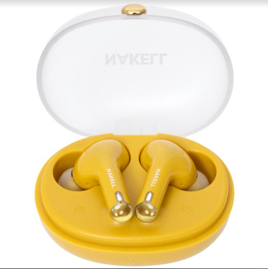 New Nakell smart bluetooth earbuds - Yellow