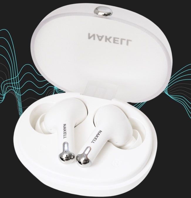 Nakell bluetooth earbuds_ White